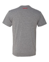 Nebraska Tee Shirt Premium Tri-Blend Red White And Blue Script Huskers