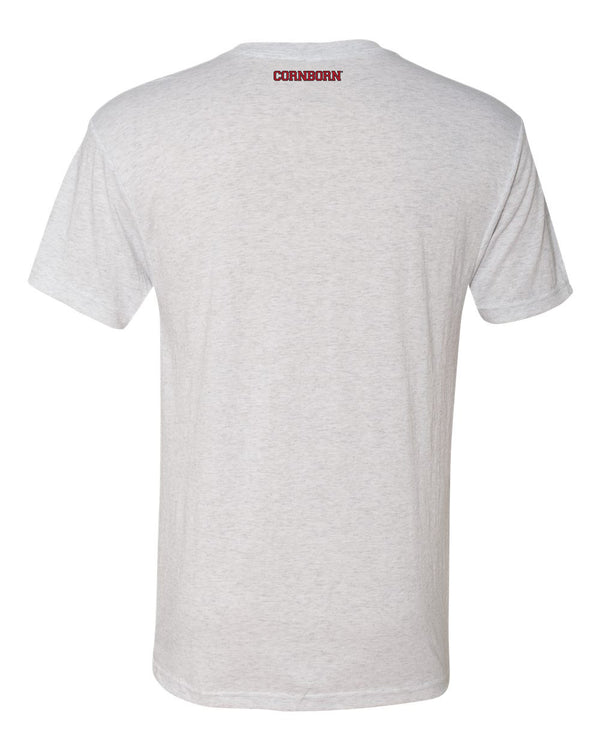 Premium Ultra-Soft Tri-Blend Nebraska Cornhuskers Football West Stadium Tee Shirt